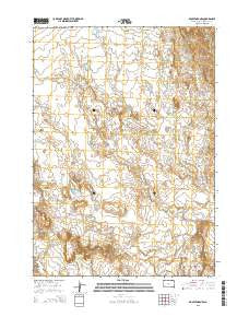 Rockyford NW South Dakota Current topographic map, 1:24000 scale, 7.5 X 7.5 Minute, Year 2015
