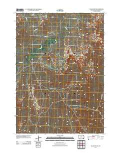 Rockyford SW South Dakota Historical topographic map, 1:24000 scale, 7.5 X 7.5 Minute, Year 2012