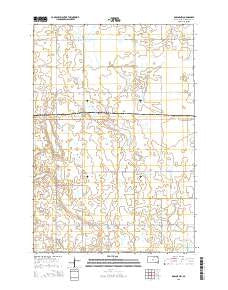 Roscoe NW South Dakota Current topographic map, 1:24000 scale, 7.5 X 7.5 Minute, Year 2015