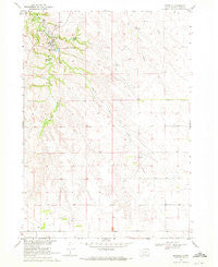 Rosebud South Dakota Historical topographic map, 1:24000 scale, 7.5 X 7.5 Minute, Year 1969