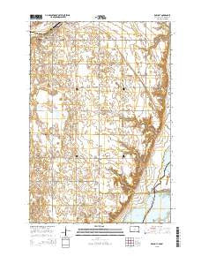 Rosholt South Dakota Current topographic map, 1:24000 scale, 7.5 X 7.5 Minute, Year 2015