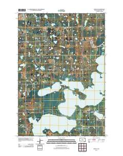 Roslyn South Dakota Historical topographic map, 1:24000 scale, 7.5 X 7.5 Minute, Year 2012