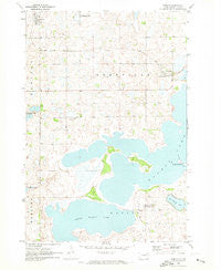 Roslyn South Dakota Historical topographic map, 1:24000 scale, 7.5 X 7.5 Minute, Year 1970