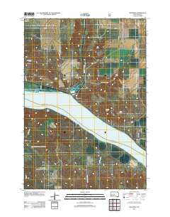 Rousseau South Dakota Historical topographic map, 1:24000 scale, 7.5 X 7.5 Minute, Year 2012