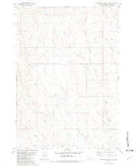 Rousseau Creek NW South Dakota Historical topographic map, 1:24000 scale, 7.5 X 7.5 Minute, Year 1981