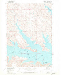 Rousseau Creek South Dakota Historical topographic map, 1:24000 scale, 7.5 X 7.5 Minute, Year 1969