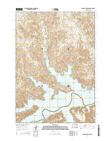 Rousseau Creek SW South Dakota Current topographic map, 1:24000 scale, 7.5 X 7.5 Minute, Year 2015