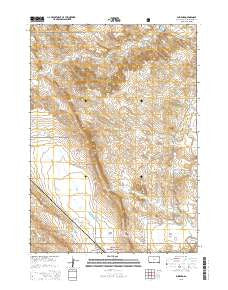 Rumford South Dakota Current topographic map, 1:24000 scale, 7.5 X 7.5 Minute, Year 2015
