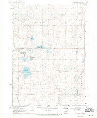 Rutland NW South Dakota Historical topographic map, 1:24000 scale, 7.5 X 7.5 Minute, Year 1968