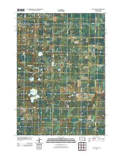 Rutland NW South Dakota Historical topographic map, 1:24000 scale, 7.5 X 7.5 Minute, Year 2012