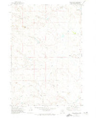 Saddle Butte South Dakota Historical topographic map, 1:24000 scale, 7.5 X 7.5 Minute, Year 1971