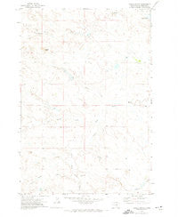 Saddle Butte South Dakota Historical topographic map, 1:24000 scale, 7.5 X 7.5 Minute, Year 1971