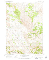 Saint Onge South Dakota Historical topographic map, 1:24000 scale, 7.5 X 7.5 Minute, Year 1954