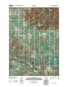 Saint Charles South Dakota Historical topographic map, 1:24000 scale, 7.5 X 7.5 Minute, Year 2012