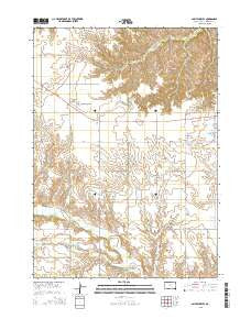 Saint Charles South Dakota Current topographic map, 1:24000 scale, 7.5 X 7.5 Minute, Year 2015