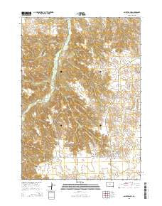 Saint Francis South Dakota Current topographic map, 1:24000 scale, 7.5 X 7.5 Minute, Year 2015