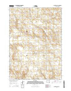 Saint Francis SE South Dakota Current topographic map, 1:24000 scale, 7.5 X 7.5 Minute, Year 2015