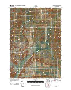 Saint Onge SE South Dakota Historical topographic map, 1:24000 scale, 7.5 X 7.5 Minute, Year 2012