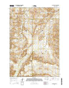 Saint Onge SE South Dakota Current topographic map, 1:24000 scale, 7.5 X 7.5 Minute, Year 2015