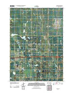 Salem South Dakota Historical topographic map, 1:24000 scale, 7.5 X 7.5 Minute, Year 2012