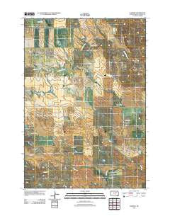 Sansarc South Dakota Historical topographic map, 1:24000 scale, 7.5 X 7.5 Minute, Year 2012