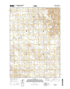 Sansarc South Dakota Current topographic map, 1:24000 scale, 7.5 X 7.5 Minute, Year 2015
