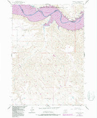 Sansarc NE South Dakota Historical topographic map, 1:24000 scale, 7.5 X 7.5 Minute, Year 1956