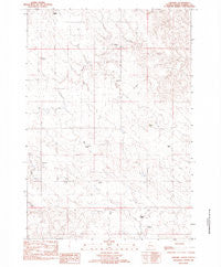 Sansarc South Dakota Historical topographic map, 1:24000 scale, 7.5 X 7.5 Minute, Year 1982