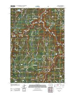 Savoy South Dakota Historical topographic map, 1:24000 scale, 7.5 X 7.5 Minute, Year 2012