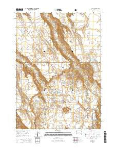 Scenic South Dakota Current topographic map, 1:24000 scale, 7.5 X 7.5 Minute, Year 2015
