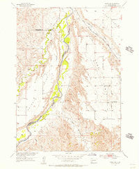 Scenic SW South Dakota Historical topographic map, 1:24000 scale, 7.5 X 7.5 Minute, Year 1954