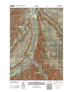 Scenic SW South Dakota Historical topographic map, 1:24000 scale, 7.5 X 7.5 Minute, Year 2012