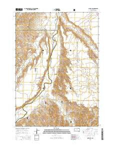 Scenic SW South Dakota Current topographic map, 1:24000 scale, 7.5 X 7.5 Minute, Year 2015