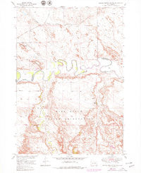 School Section Butte South Dakota Historical topographic map, 1:24000 scale, 7.5 X 7.5 Minute, Year 1951