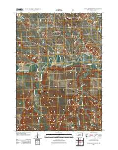 School Section Butte South Dakota Historical topographic map, 1:24000 scale, 7.5 X 7.5 Minute, Year 2012