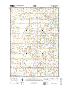 Schumacher Lake South Dakota Current topographic map, 1:24000 scale, 7.5 X 7.5 Minute, Year 2015