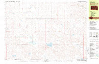 Scotchman Lake South Dakota Historical topographic map, 1:25000 scale, 7.5 X 15 Minute, Year 1981