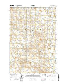 Scott Creek South Dakota Current topographic map, 1:24000 scale, 7.5 X 7.5 Minute, Year 2015