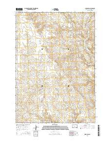 Sears Dam South Dakota Current topographic map, 1:24000 scale, 7.5 X 7.5 Minute, Year 2015