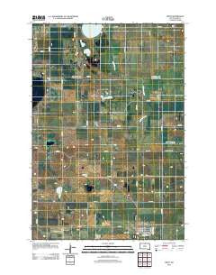 Selby South Dakota Historical topographic map, 1:24000 scale, 7.5 X 7.5 Minute, Year 2012