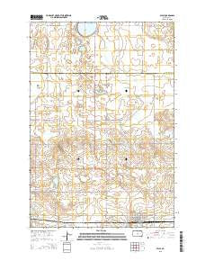Selby South Dakota Current topographic map, 1:24000 scale, 7.5 X 7.5 Minute, Year 2015
