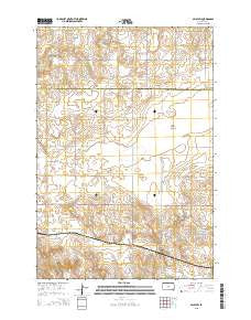 Selby SW South Dakota Current topographic map, 1:24000 scale, 7.5 X 7.5 Minute, Year 2015