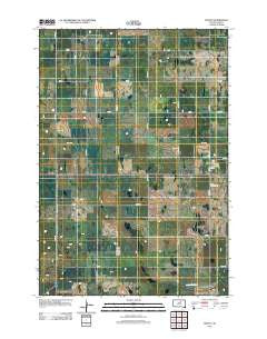Seneca South Dakota Historical topographic map, 1:24000 scale, 7.5 X 7.5 Minute, Year 2012