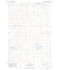 Seneca NW South Dakota Historical topographic map, 1:24000 scale, 7.5 X 7.5 Minute, Year 1978