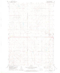 Seneca South Dakota Historical topographic map, 1:24000 scale, 7.5 X 7.5 Minute, Year 1978