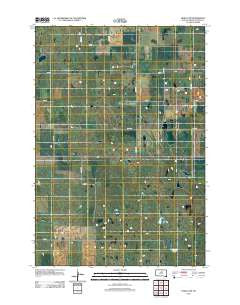 Seneca SW South Dakota Historical topographic map, 1:24000 scale, 7.5 X 7.5 Minute, Year 2012