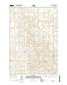 Seneca SW South Dakota Current topographic map, 1:24000 scale, 7.5 X 7.5 Minute, Year 2015