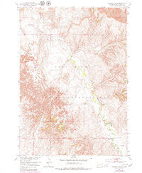 Sharps Corner South Dakota Historical topographic map, 1:24000 scale, 7.5 X 7.5 Minute, Year 1951