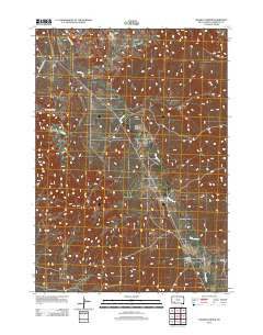 Sharps Corner South Dakota Historical topographic map, 1:24000 scale, 7.5 X 7.5 Minute, Year 2012