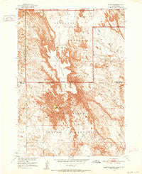 Sheep Mountain Table South Dakota Historical topographic map, 1:24000 scale, 7.5 X 7.5 Minute, Year 1950